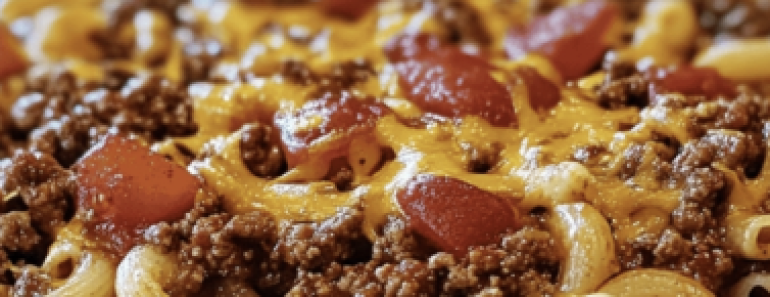 Coney Chili Mac Casserole