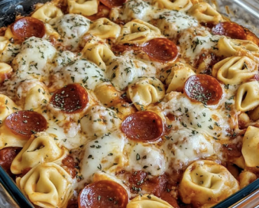 cheese tortellini pepperoni pizza sauce casserole