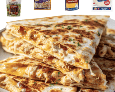 Chicken Bacon Ranch Quesadillas