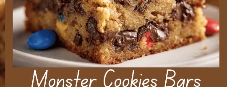 Monster Cookies Bars