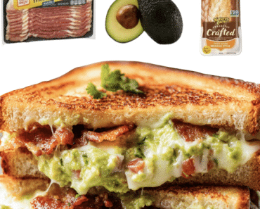 Bacon Guacamole Grilled Cheese