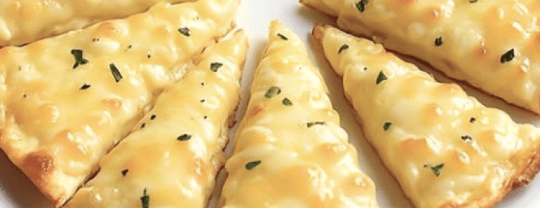 Air Fryer Cheesy Tortilla Garlic Bread Recipe