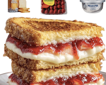 Strawberry Cheesecake Stuffed French Toast