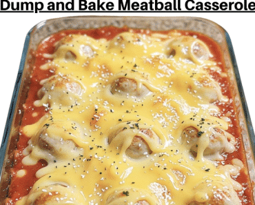 Cheesy Baked Meatball Casserole