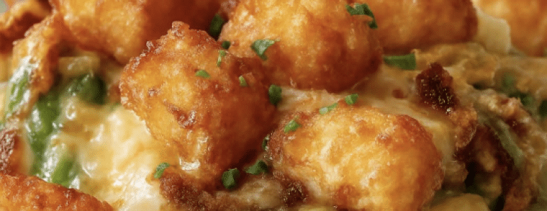 Green Bean Casserole Tater Tots