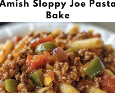 Amish Sloppy Joe Pasta Bake