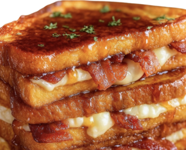 Bourbon Maple Bacon Stuffed French Toast