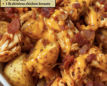 Cheesy BBQ Chicken Potatoes Cheesy BBQ Chicken Potatoes