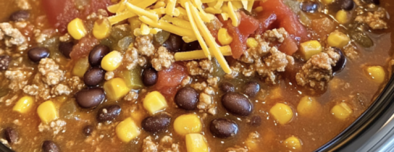 👉Ranch Taco Soup