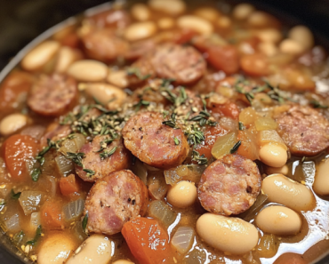 👉 Slow Cooker Smoked Sausage and Bean Stew