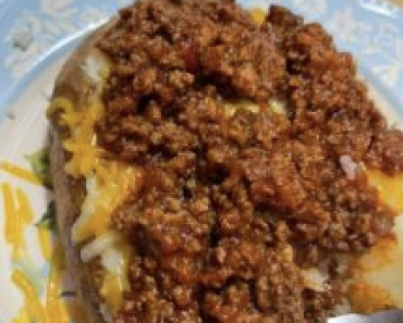 Sloppy joe baked potatoes