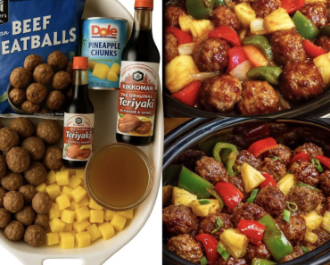 Crockpot Teriyaki Meatballs