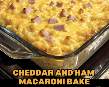 Cheddar and Ham Macaroni Bake