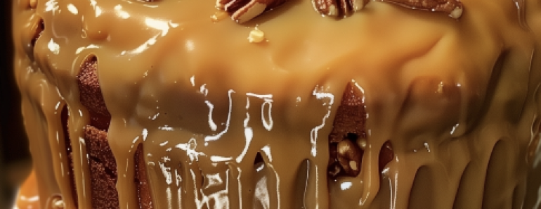 Christmas Pecan Praline Cake