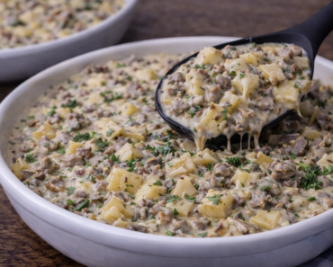 Crockpot Creamy Potato & Hamburger Soup .26
