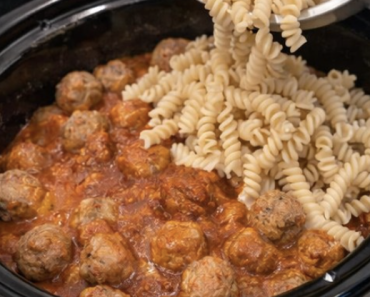 Crockpot Pasta Meatballs .26