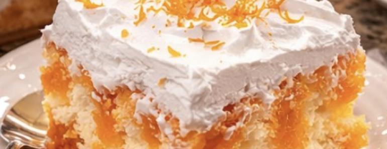 Orange Creamsicle Poke Cake.26