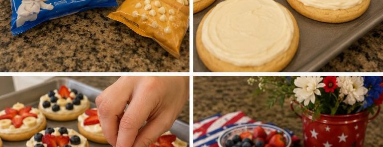 Patriotic Fruit Pizzas.26