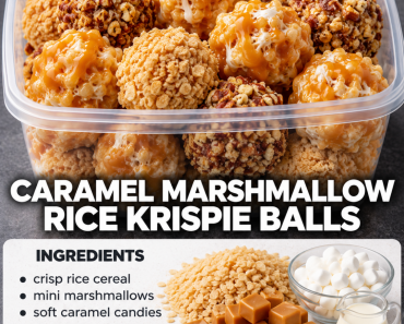 Caramel Marshmallow Rice Krispie Balls
