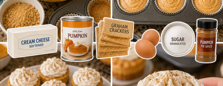 Mini Pumpkin Cheesecakes