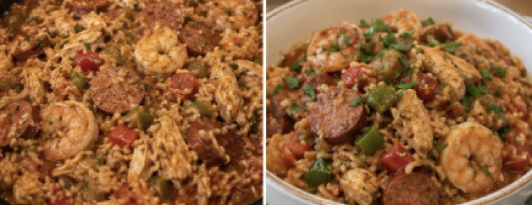 Slow Cooker Cajun Jambalaya