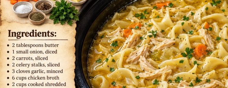 homemade chicken noodle soup