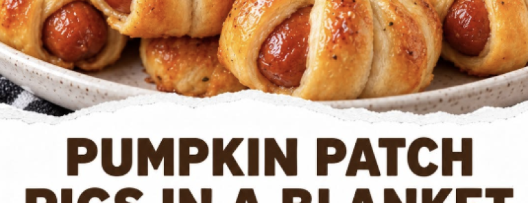Pumpkin Patch Pigs Blanket