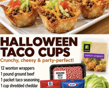 Halloween Taco Cups Halloween Taco Cups