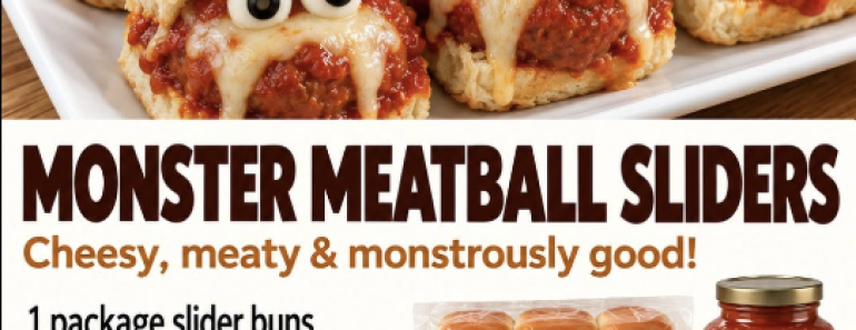 Monster Meatball Sliders Monster Meatball Sliders