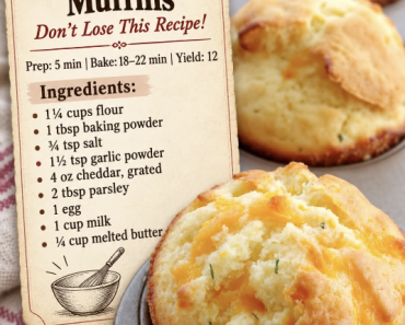 cheddar garlic muffins
