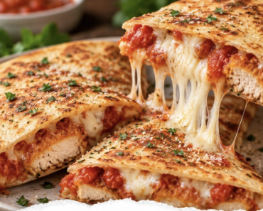 Chicken Parmesan Tortilla Melts