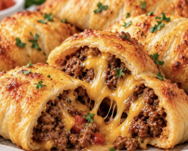 Cheesy Taco Crescent Pockets