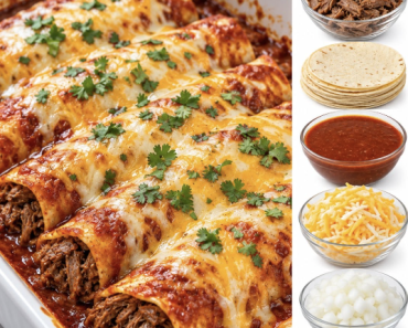 Shredded Beef Enchiladas