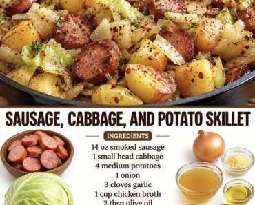 sausage cabbage potato skillet