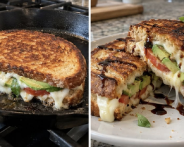 Avocado Mozzarella Grilled Cheese