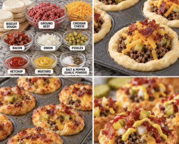 loaded bacon cheeseburger cheddarbiscuit cups loaded bacon cheeseburger cheddarbiscuit cups