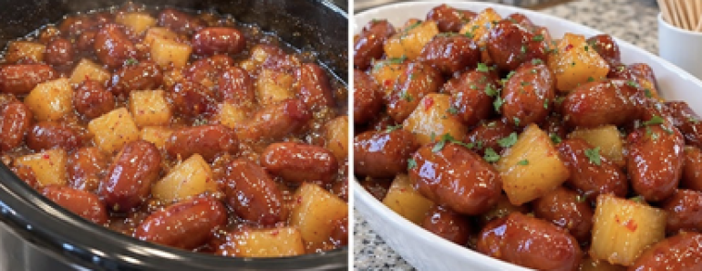 Sweet Chili Pineapple Smokies