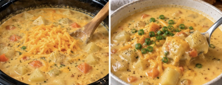 Slow Cooker Beer Cheese Soup Slow Cooker Beer Cheese Soup