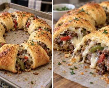 philly cheesesteak crescent ring philly cheesesteak crescent ring