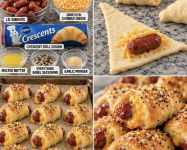 Cheesy Crescent-Wrapped Lil Smokie Cheesy Crescent-Wrapped Lil Smokie